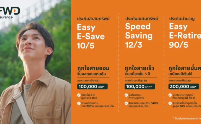 FWD ประกันชีวิต คัดโปรดักท์เด่นผ่านช่องทาง