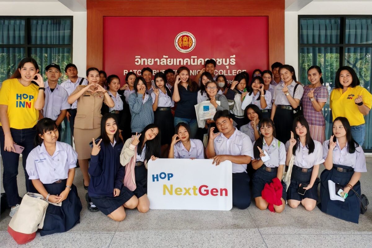 HOP NextGen continues youth development initiative - takes talents to visit HOP INN Ratchaburi