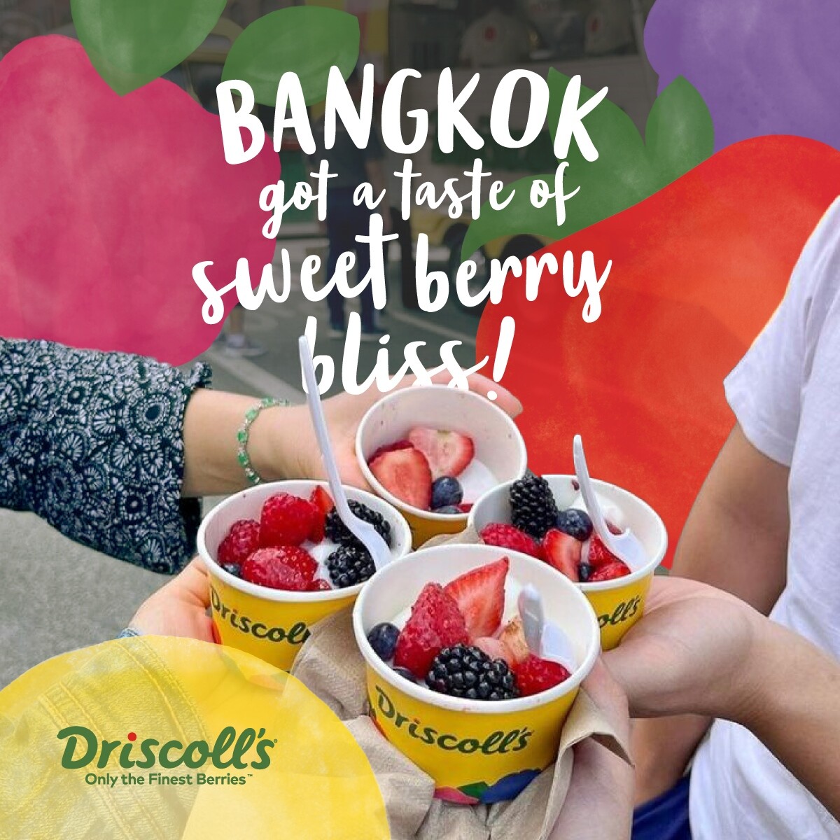 Driscoll's สุดยอดแบรนด์เบอร์รีระดับโลก สร้างปรากฏการณ์ความอร่อย บุกกรุงเทพฯ กับโรดโชว์สุดพิเศษ!