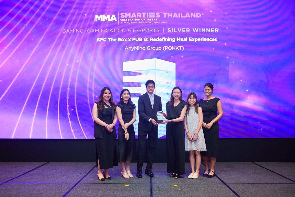 AnyMind Group คว้ารางวัลรองชนะเลิศ SMARTIES Thailand 2024