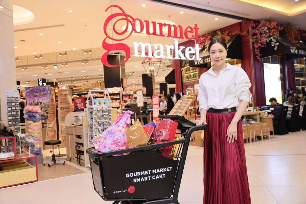 Introducing Thailand's First "Gourmet Market Smart Cart" Presents with Concept "Shopping Made Easy at Once"