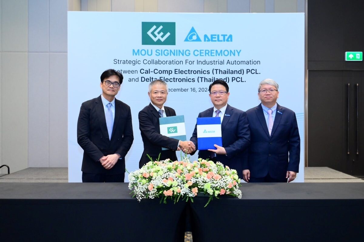 Delta Electronics and Cal-Comp Strengthen Partnership to Drive Innovation in Industrial Automation