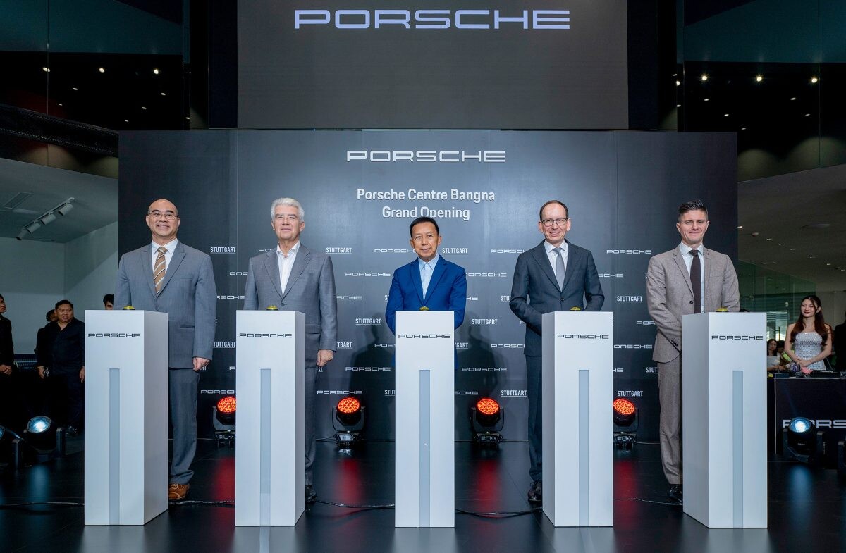 เฉลิมฉลองการเปิดตัวสุดยิ่งใหญ่ "Porsche Centre Bangna" ครอบคลุมพื้นที่โซนกรุงเทพ ฝั่งตะวันออกเฉียงใต้