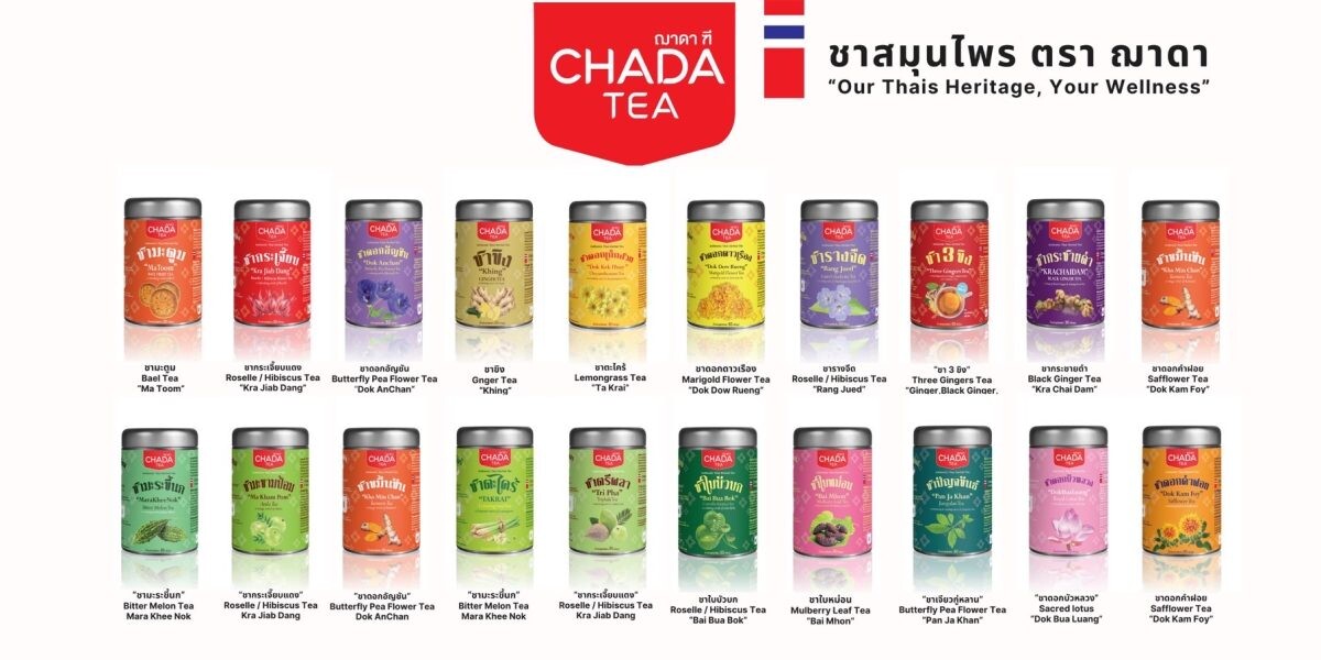 Chada Tea ชาสมุนไพร แบรนด์ "ฌาดา" ชาสมุนไพรเพื่อสุขภาพ มีให้เลือกกว่า 16 รสชาติ เพื่อตรงตามแต่ละความต้องการ สั่งซื้อได้แล้ววันนี้