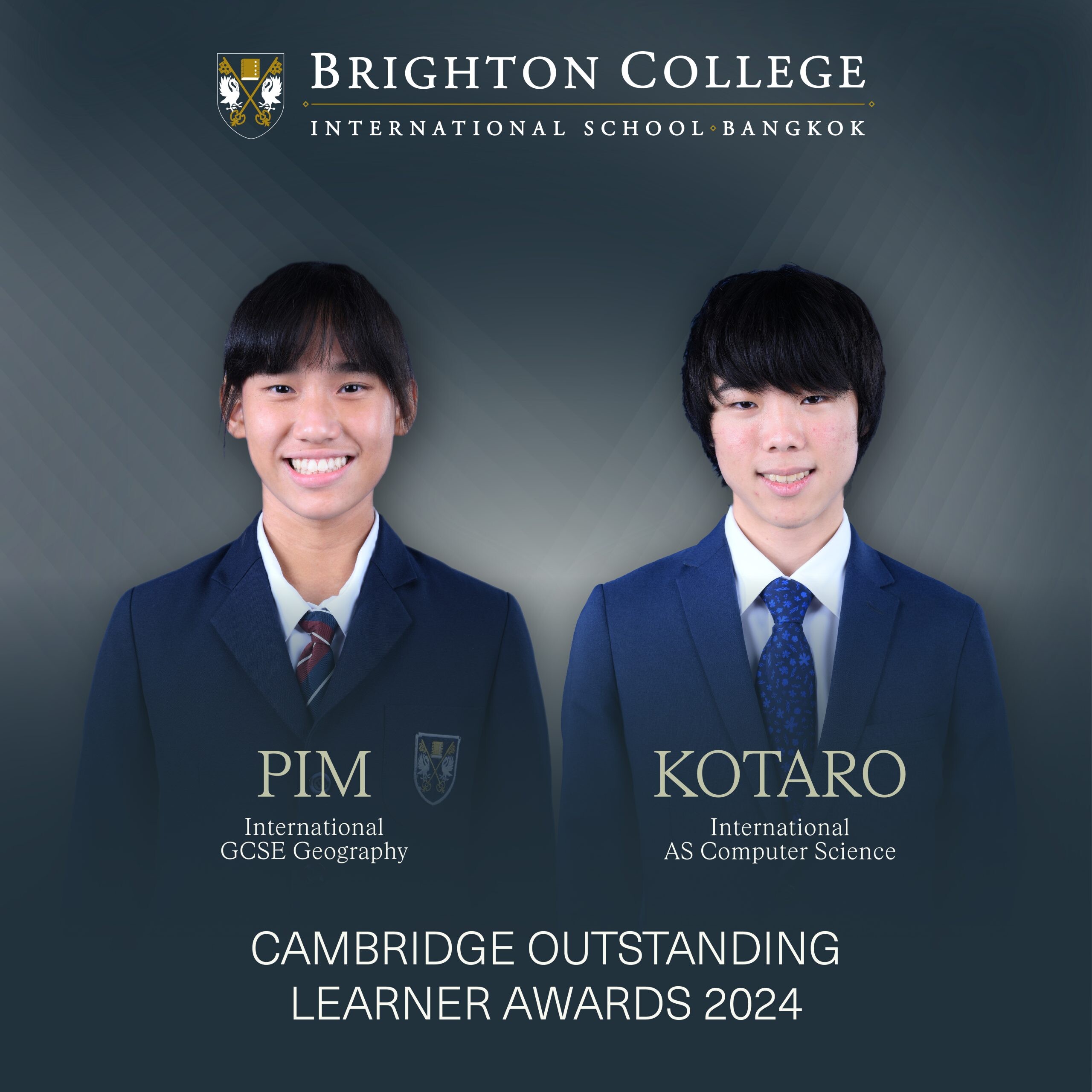 Brighton College Bangkok Celebrates Pupils' Exam Awards - Top in the World, Top in Region and Top in Thailand at A Levels and IGCSEs