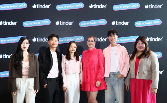 Tinder เผยหัวใจการเดทปี 68 คนนิสัยไทป์โกลเด้น