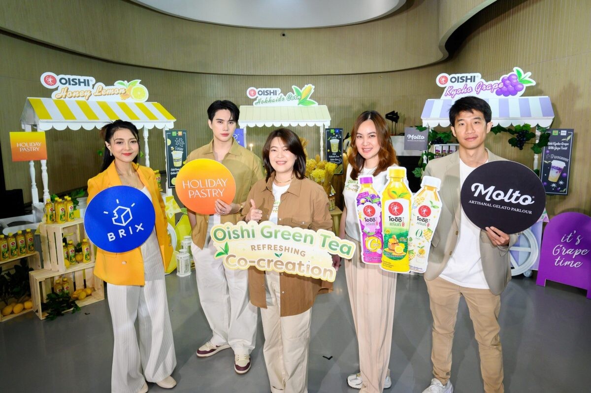 "โออิชิ กรีนที" จับมือ กับ 3 ร้านดัง เปิดแคมเปญ "Refreshing Co-Creation by Oishi Green Tea" จับเทรนด์ Mixology