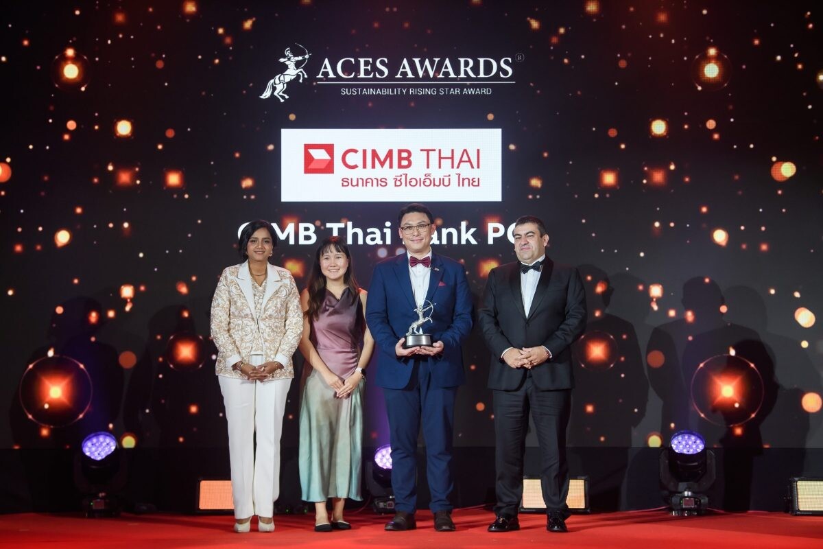 ธนาคาร ซีไอเอ็มบี ไทย คว้ารางวัล Sustainability Rising Star จากเวที Asia Corporate Excellence & Sustainability Awards (ACES)