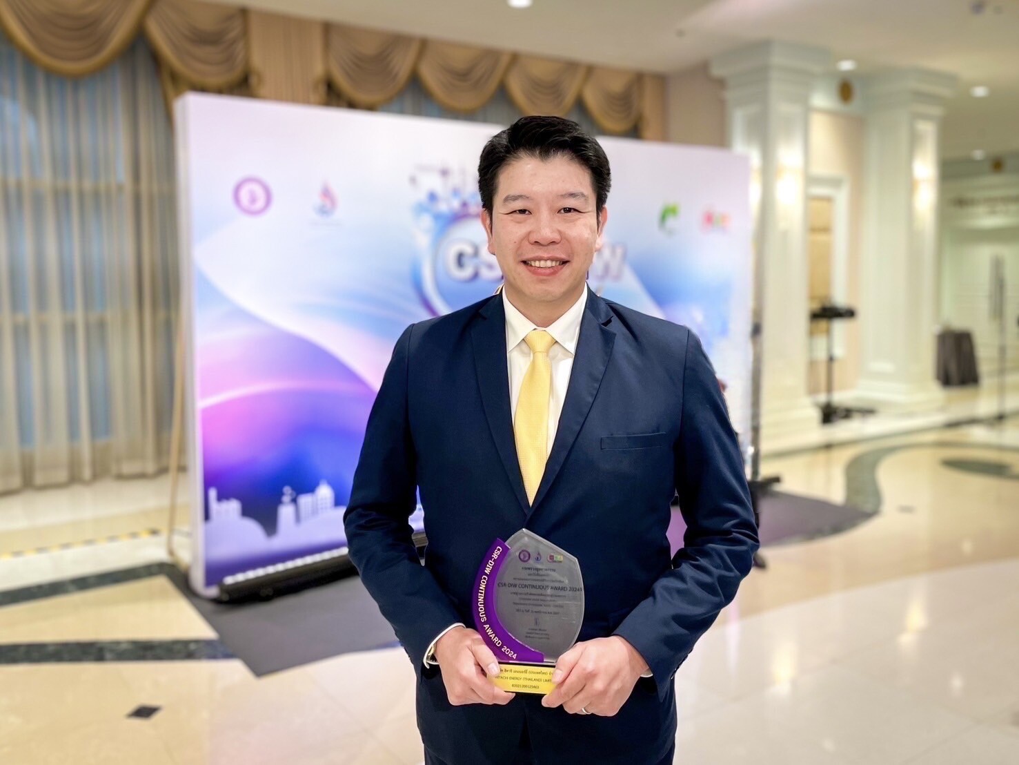 ฮิตาชิ เอนเนอร์ยี่ รับรางวัล CSR DIW Continuous Award 2024 ต่อเนื่องปีที่ 3 ตอกย้ำสร้างความยั่งยืนสู่สังคม