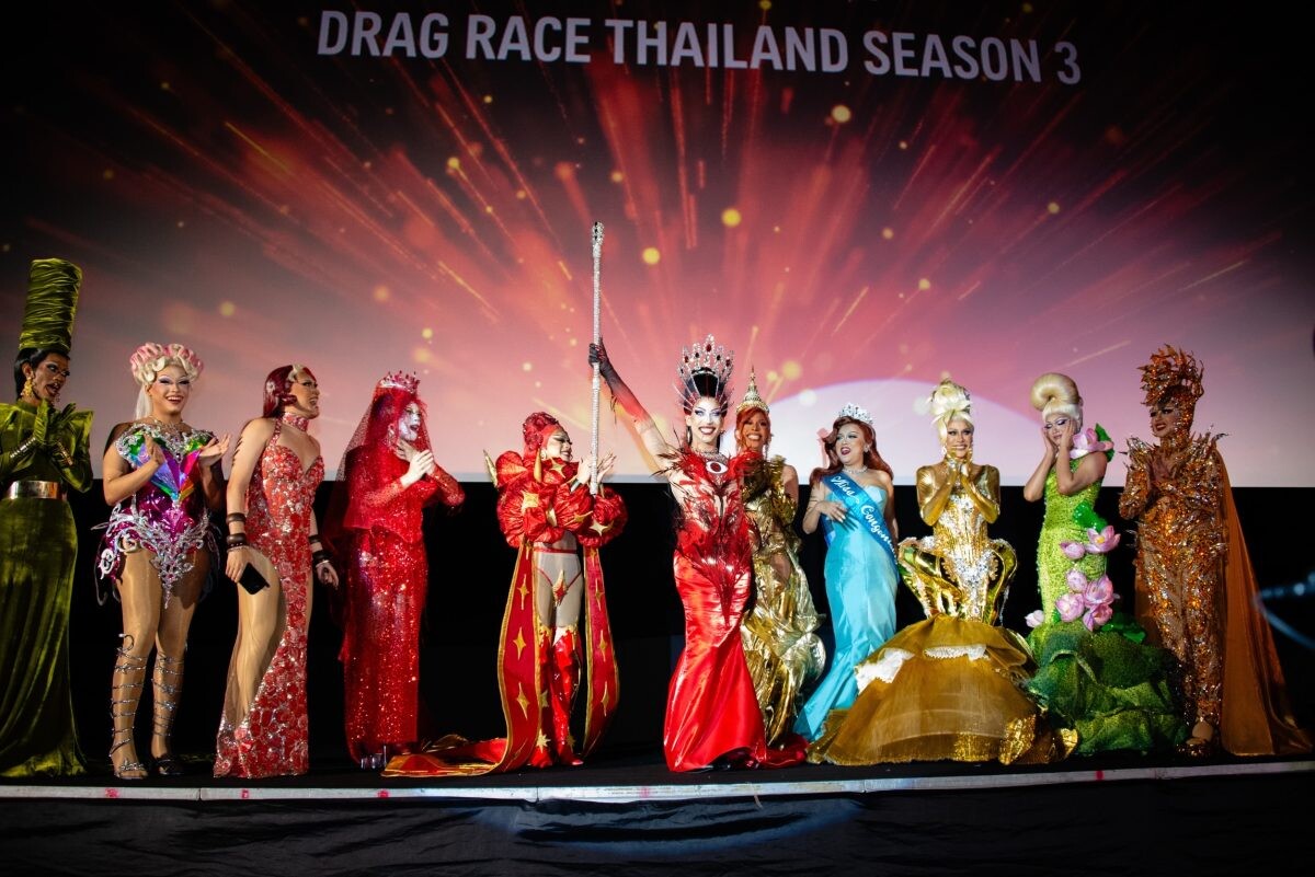 Drag Race Thailand Season 3 เฉลิมฉลองความสำเร็จยิ่งใหญ่ แฟรงกี้ วองก้า คว้าตำแหน่ง Thailand's Next Drag Superstar พร้อมสร้างเสน่ห์ใหม่ให้การท่องเที่ยวไทย