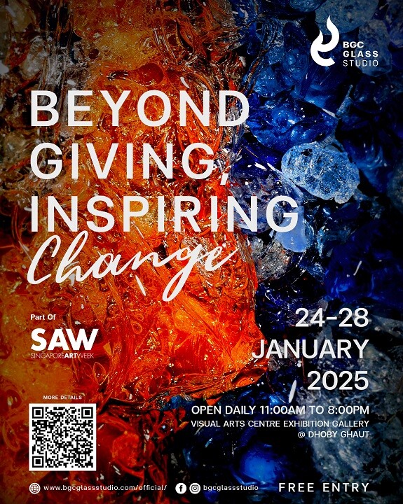 BGC Glass Studio นำเสนองานศิลปะแก้วครั้งใหญ่ใน Singapore Art Week 2025 ภายใต้ธีม "Beyond Giving, Inspiring Change"