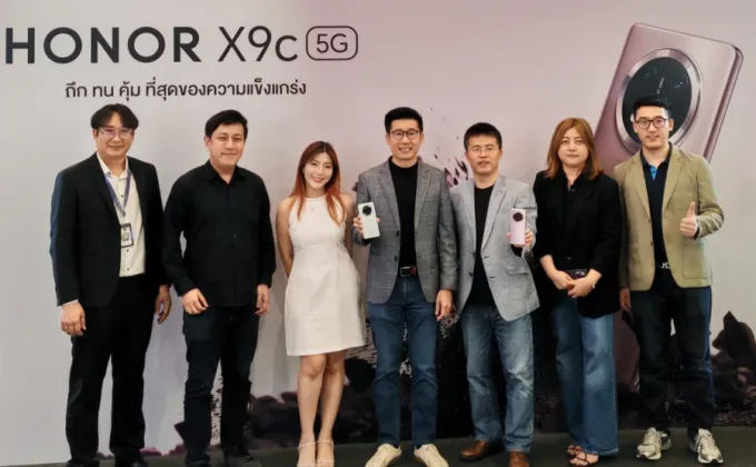 HONOR เปิดตัว HONOR X9c 5G สมาร์ทโฟนที่ผสานความทนทานและดีไซน์ล้ำสมัย