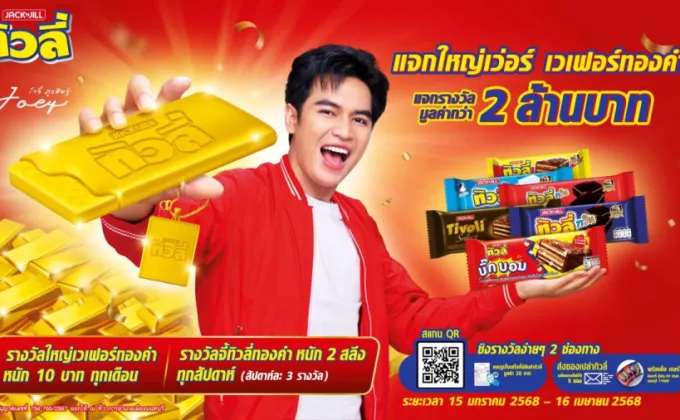 ประเดิมศักราชใหม่ ทิวลี่ แจกใหญ่เวอร์