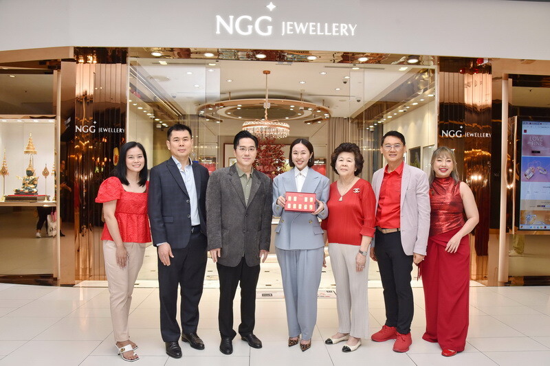 NGG JEWELLERY เปิดตัว เซทมงคลแผ่นทองคำแท้ 99.99% "Golden year of China - Thai Friendship"