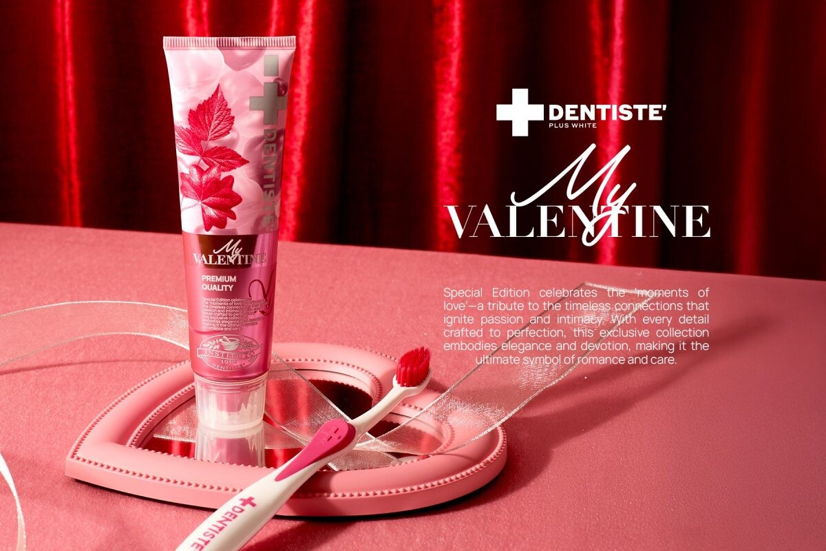 "DENTISTE' My Valentine" สเปเชียลเอดิชั่น ไอเดียของขวัญเซอร์ไพรส์คู่รัก กับเดนทิสเต้หลอดชมพูครั้งแรกในโลก