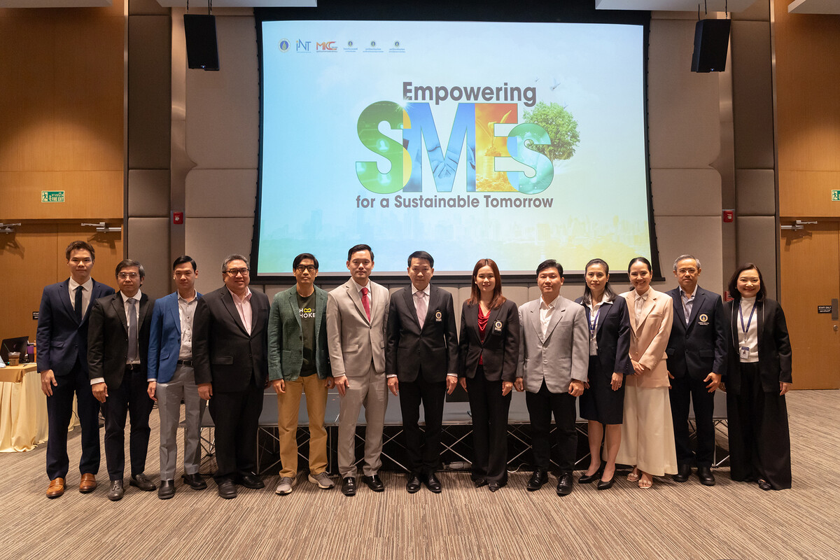 INT ร่วมกับภาคี จัดกิจกรรมสัมมนาผู้ประกอบการภาคอุตสาหกรรม Mahidol Industry Partnership Forum: Empowering SMEs for a Sustainable Tomorrow