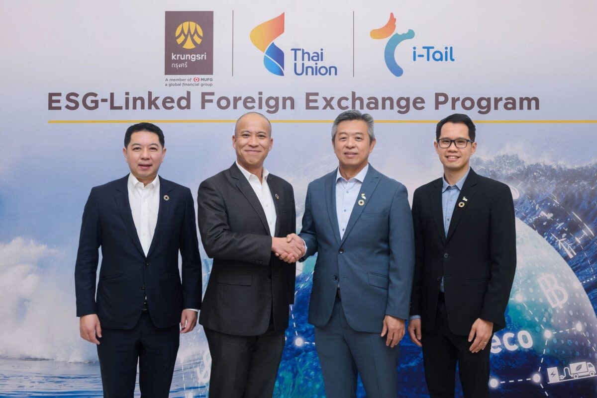 Krungsri, Thai Union Group and i-Tail partner to launch international standard ESG-Linked Foreign Exchange (FX) program