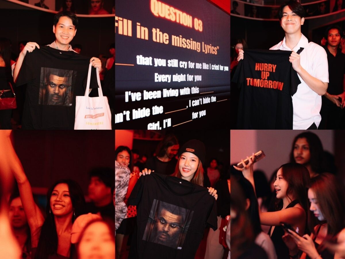 สนุกจนลืมเวลา กับงาน The Weeknd 'Hurry Up Tomorrow' Listening Party in Bangkok พร้อมการแสดงไลฟ์คัฟเวอร์เพลง The Weeknd จาก GALCHANIE และ Flower.far