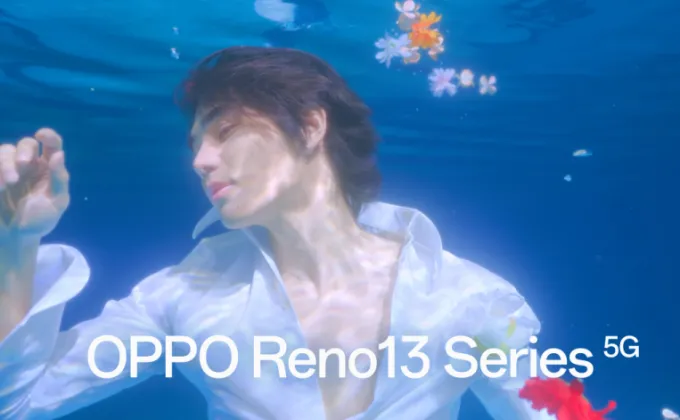 OPPO Reno13 Series 5G จัดเต็มครั้งแรกกับแฟชั่นเซ็ตใต้น้ำจาก