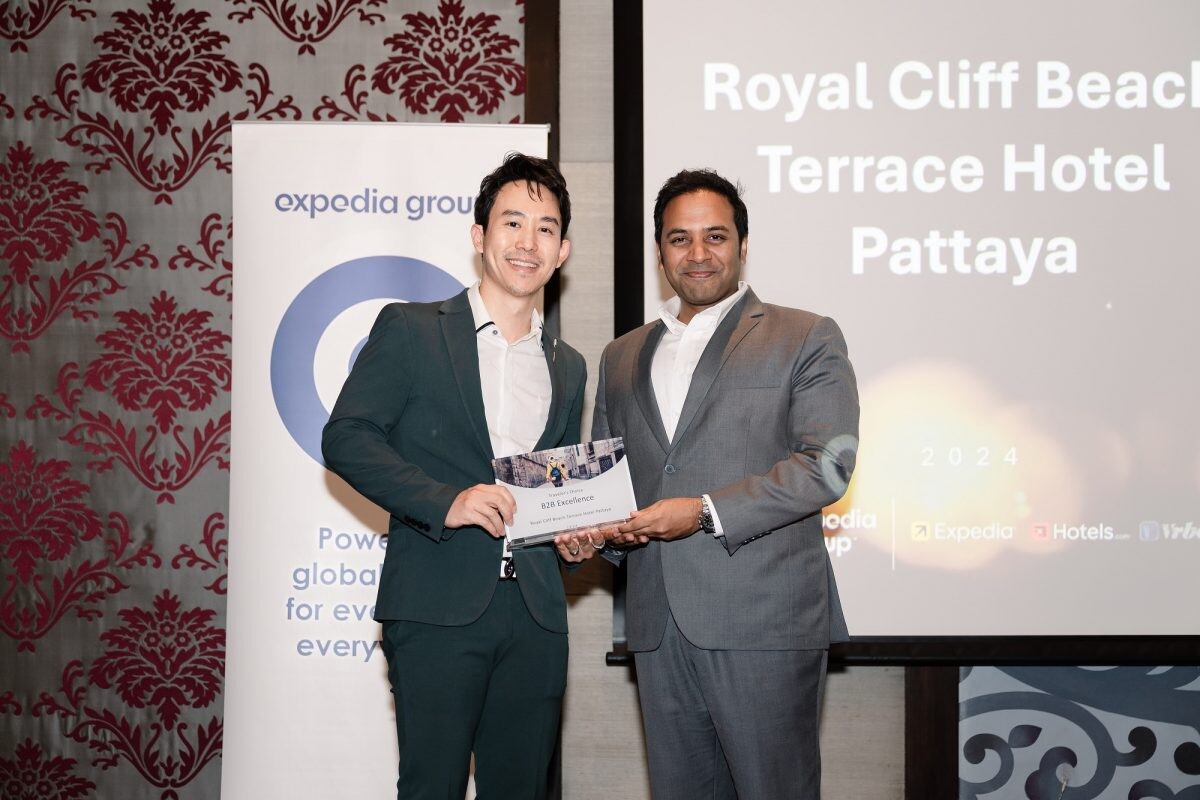 Royal Cliff Hotels Group Recognized by Expedia Group for B2B Excellence