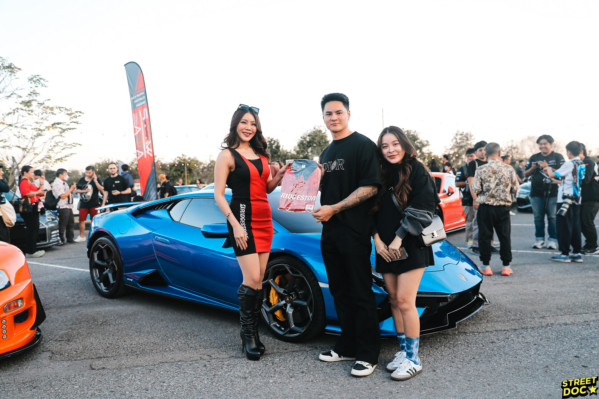 Bridgestone Unleashes the Power of Sports, Showcasing Premium Tires "POTENZA SPORT" and "POTENZA Adrenalin RE004" to High-Speed Car Enthusiasts at the Grand Event "STREET DOC FEST Chiangmai 2025"