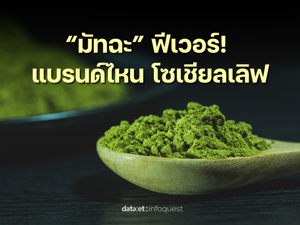 "มัทฉะ" ฟีเวอร์! แบรนด์ไหน โซเชียลเลิฟ