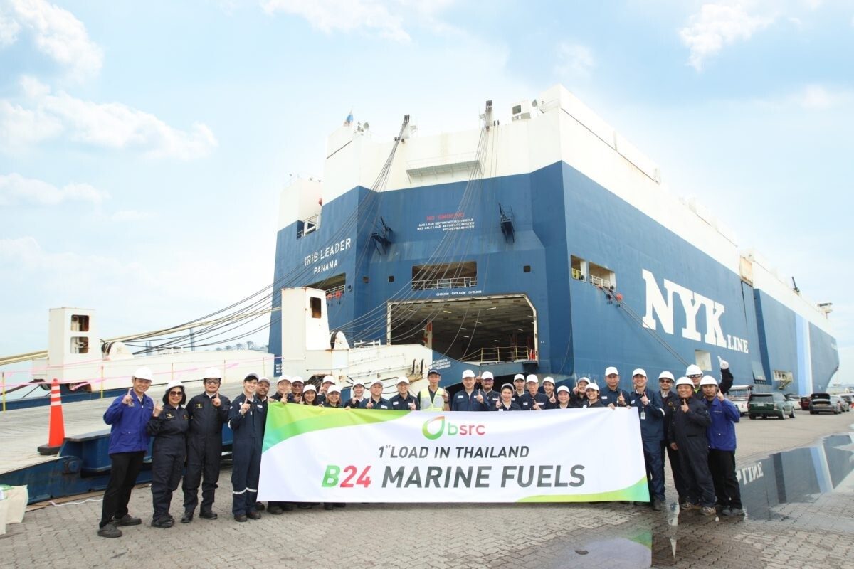 BSRC Delivers Thailand's First Load of B24 Marine Biofuel, Reinforcing Leadership in Sustainable Marine Fuels on a Global Scale