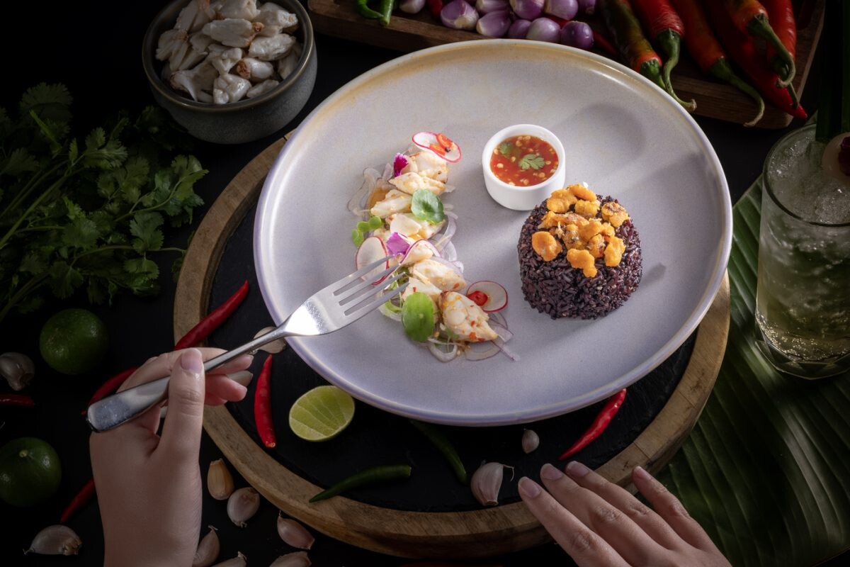 Savor the Flavors of the Sea with Steamed Crab Rice - Plate of the Month at Carlton Hotel Bangkok Sukhumvit