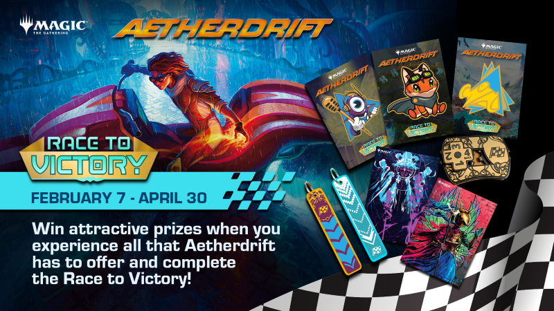 GO FULL-THROTTLE IN MAGIC: THE GATHERING, AETHERDRIFT Racers… Make your way to the starting line! A death race through the multiverse is about to begin, the Ghirapur Grand Prix!