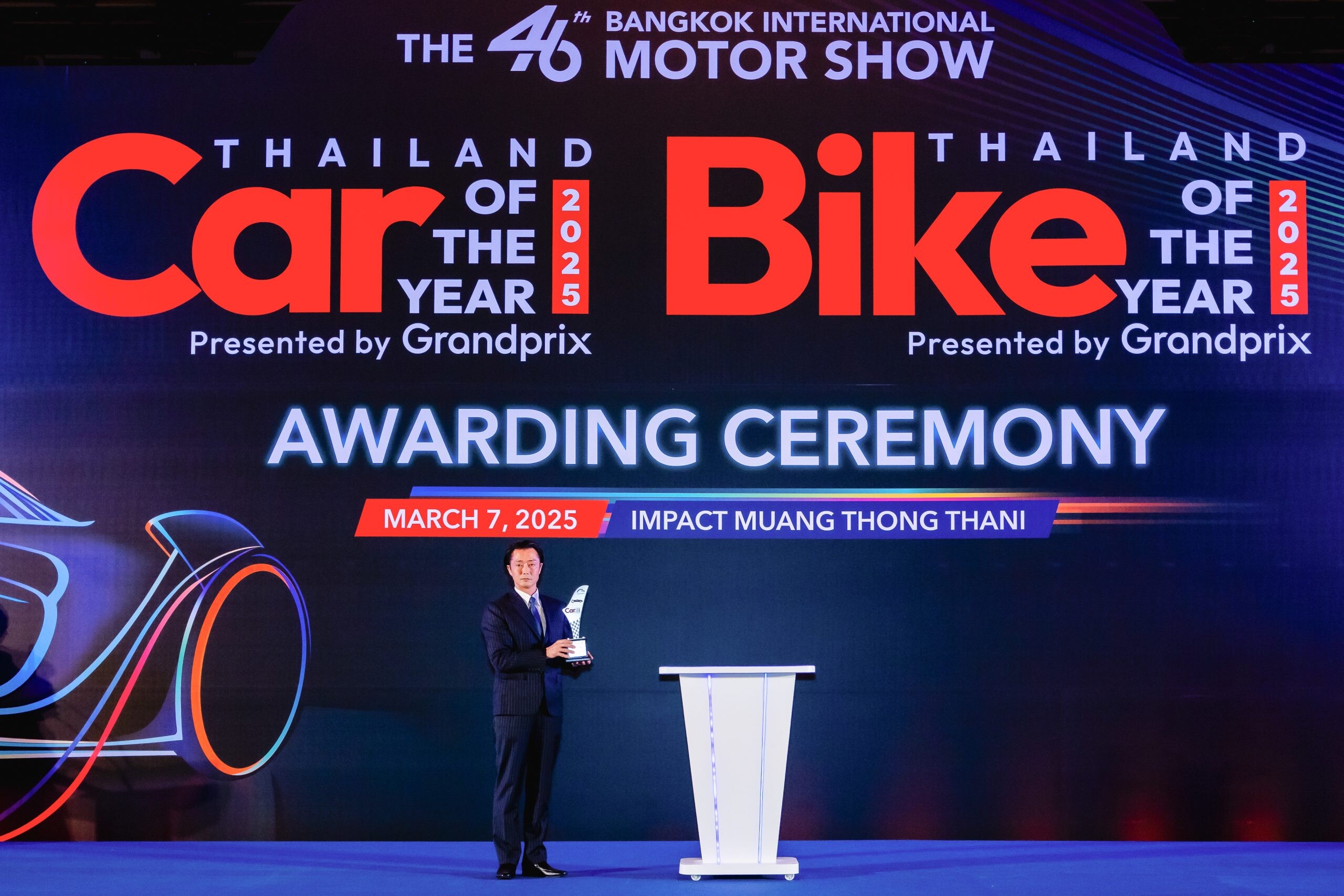 Bridgestone Wins Honorary "BEST SELLING TYRE Award by Grand Prix" for 27 Consecutive Years in "CAR & BIKE OF THE YEAR 2025", Maintaining Leadership in Thailand's Automotive Tyre Industry