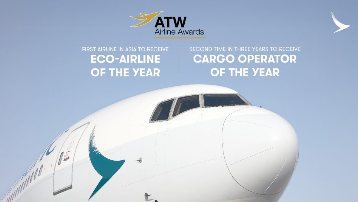 Cathay celebrates double victory at the ATW Airline Industry Achievement Awards