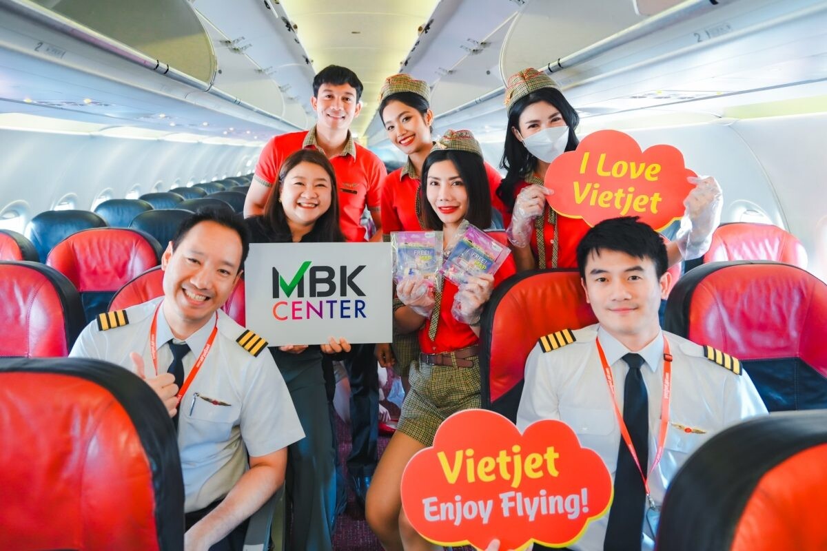 เอ็ม บี เค เซ็นเตอร์ ร่วมกับ เวียตเจ็ท ไทยแลนด์ สานต่อแคมเปญ MBK x THAI VIETJETAIR Fancy Friday ส่งมอบประสบการณ์การเดินทางเหนือระดับ ประเดิมครั้งแรกของปีกับเซอร์ไพรส์เที่ยวบินจากภูเก็ต