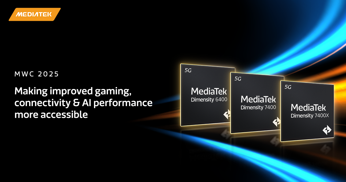 MediaTek เปิดตัว Dimensity 7400 และ Dimensity 6400 ยกระดับประสิทธิภาพเกม การเชื่อมต่อ และ AI ให้เข้าถึงได้ง่ายขึ้น