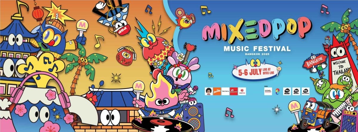 "MIXEDPOP MUSIC FESTIVAL BANGKOK 2025" to make a comeback with unmissable top Asian pop artists