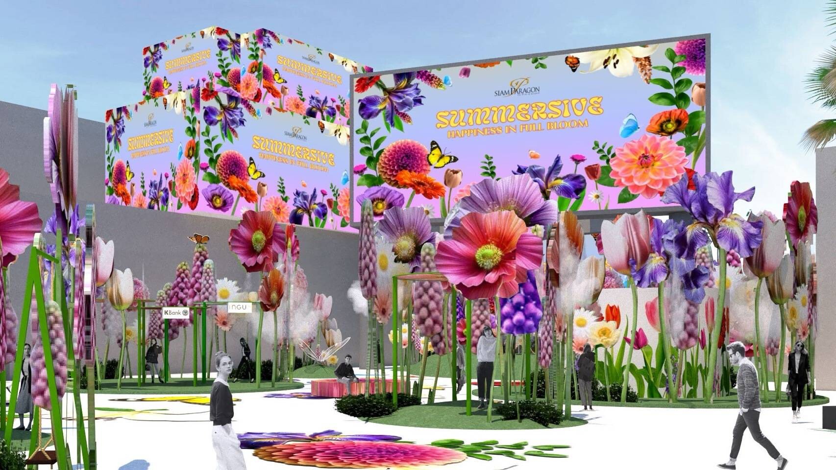 ONESIAM Launches a Stunning Summer Festival, Featuring a Spectacular Floral Art Installation and Exciting Events