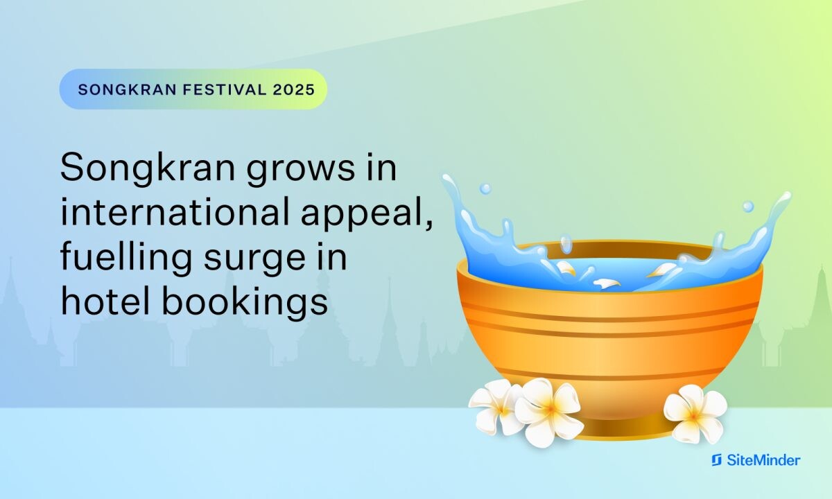 Songkran grows in international appeal, fuelling surge in hotel bookings: SiteMinder